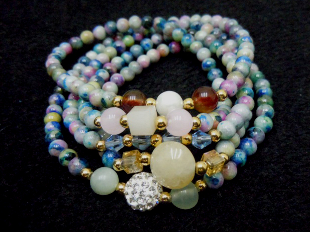 Rainbow Jade Bracelet